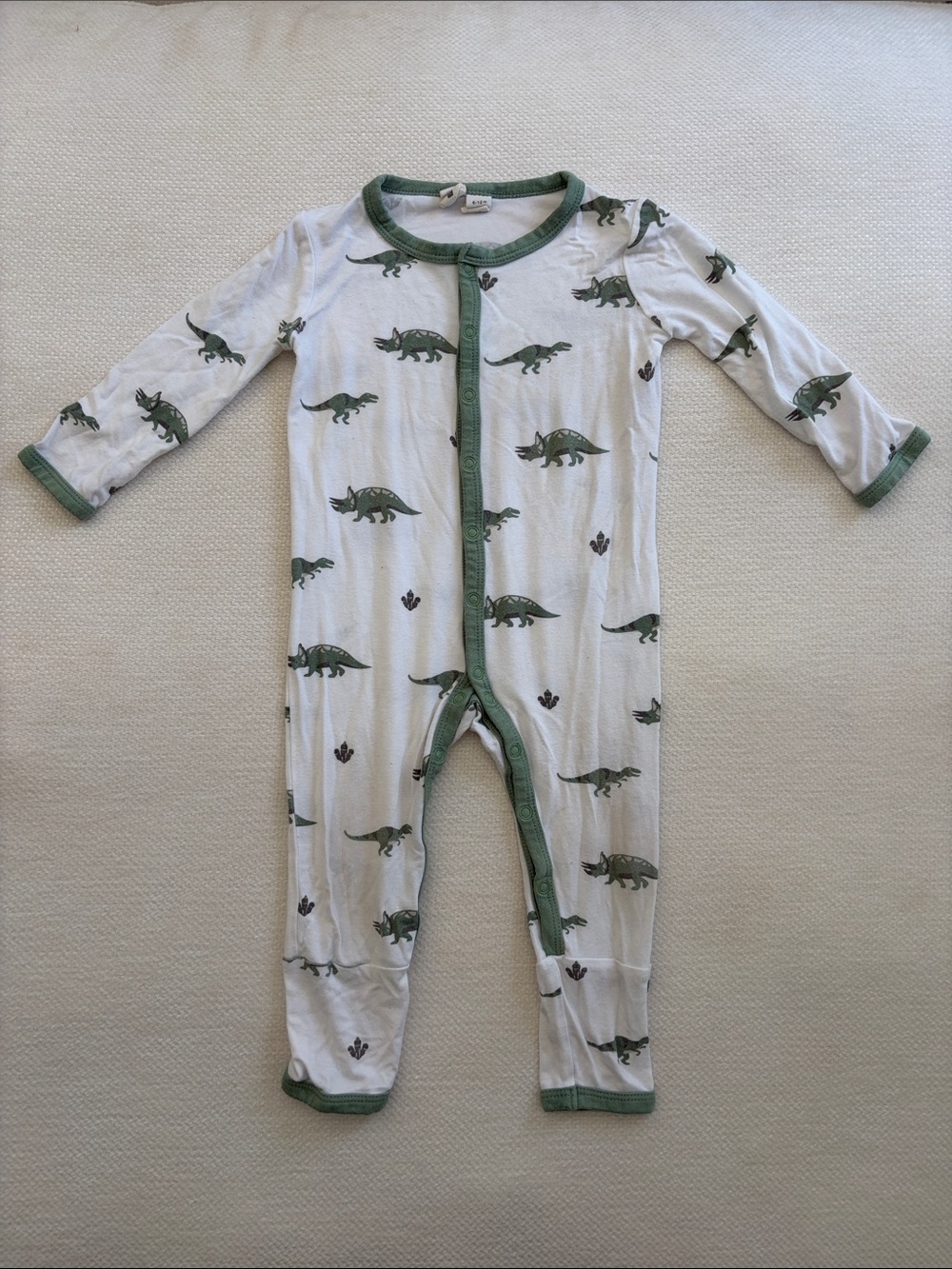 Kyte BABY Snap Romper in Dino